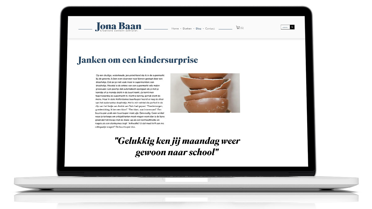 Blogpagina Jona Baan