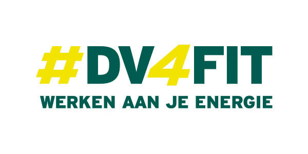 Logo ontwerp #DV4FIT geel groen