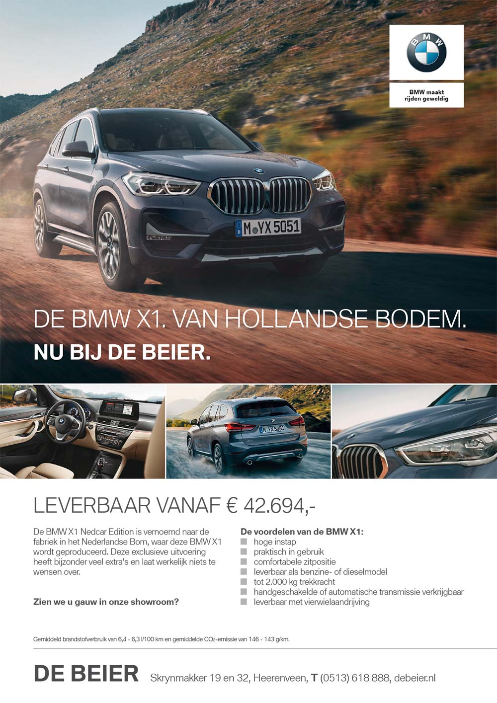 Advertentie BMW x1