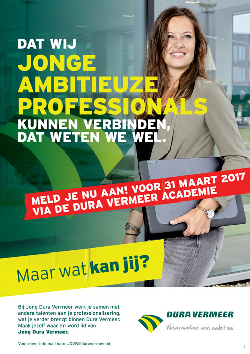 Ontwerp academie poster Dura Vermeer