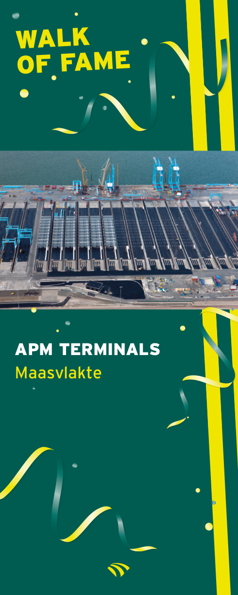 Dura vermeer walk of fame APM Terminals maasvlakte