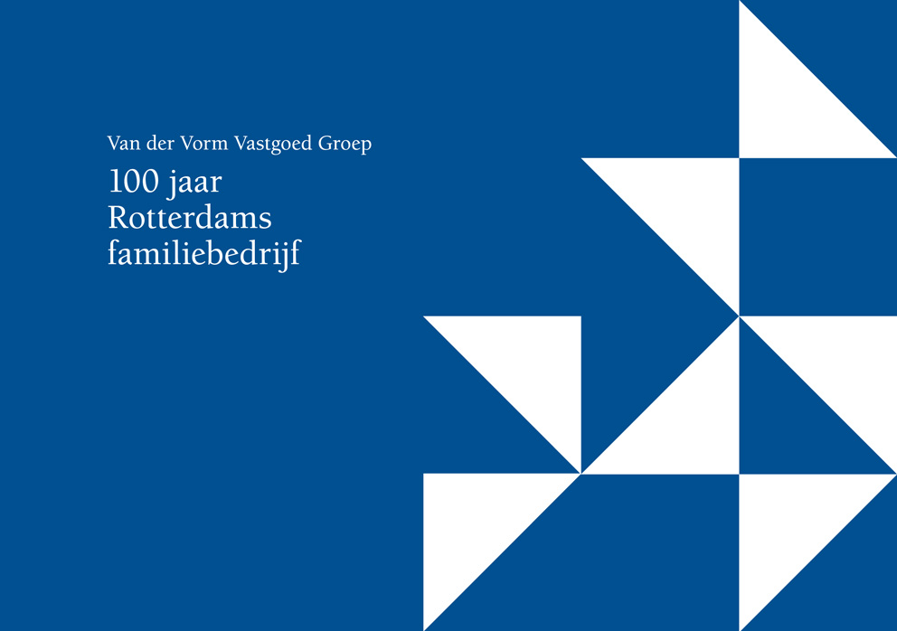 Ontwerp bedrijfsbrochure Van der Vorm Vastgoed Groep voorkant