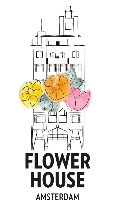 Ontwerp logo Flowerhouse Amsterdam