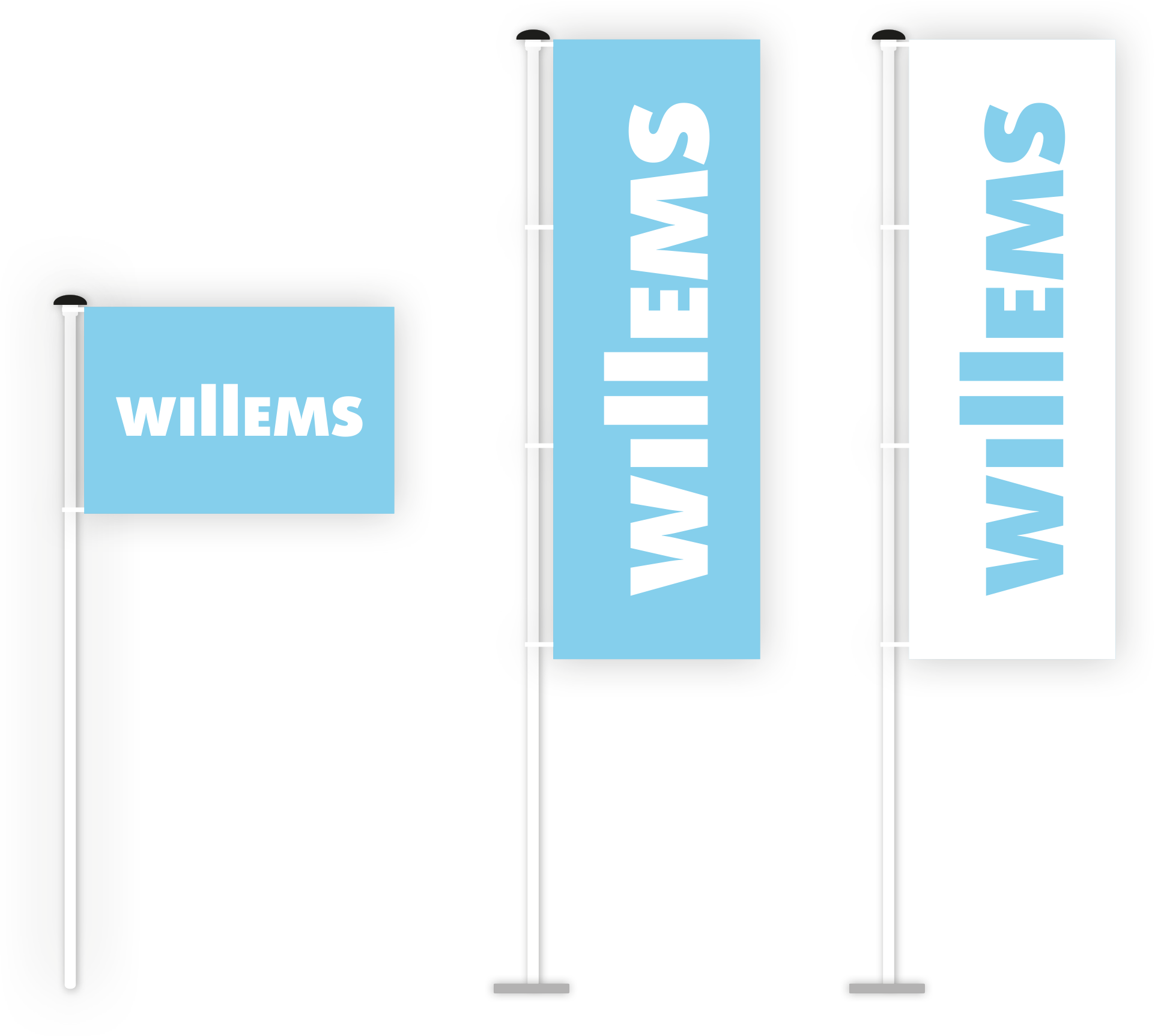 Willems ontwerp vlaggen