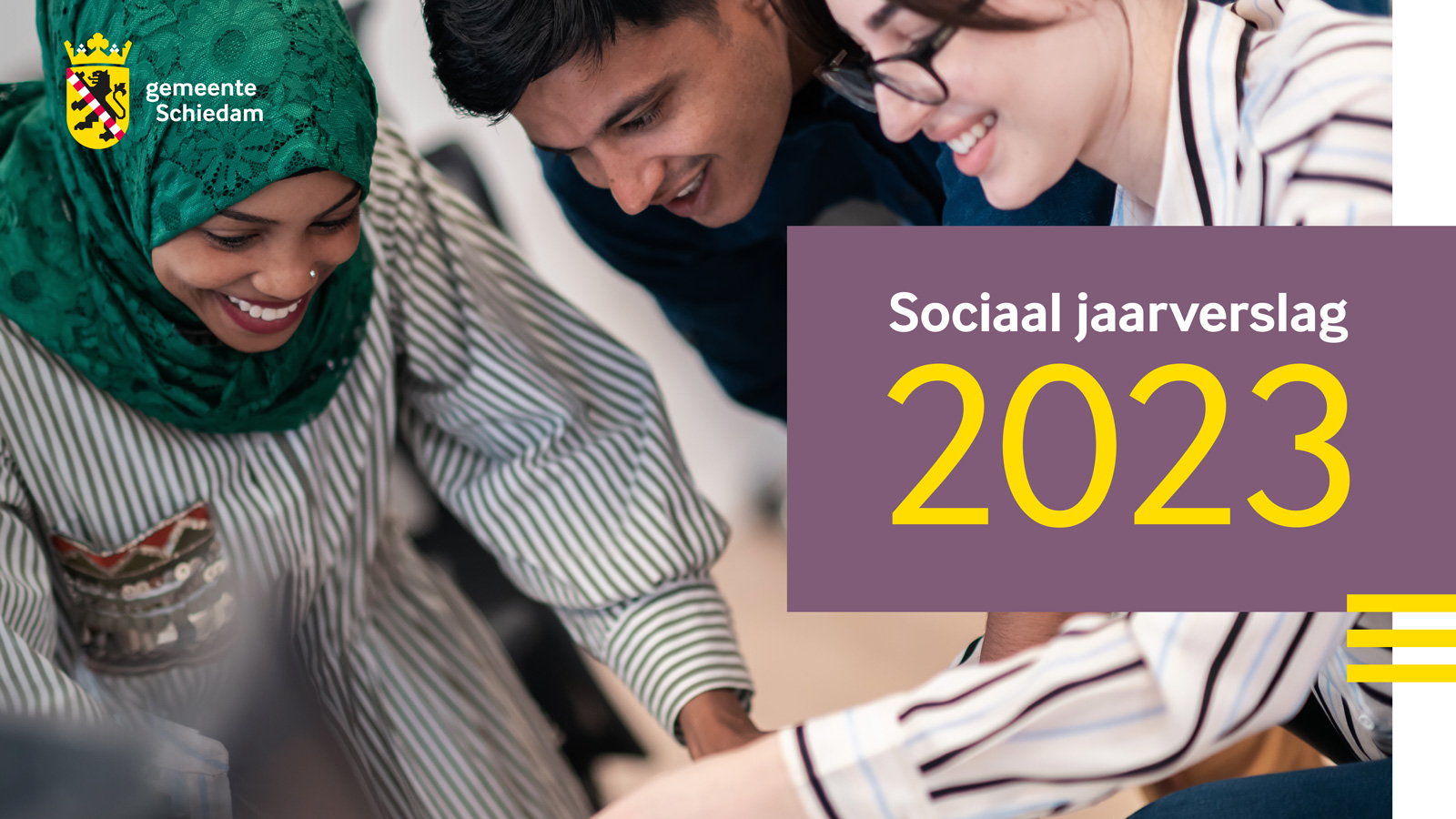 gemeente Schiedam sociaal jaarverslag cover