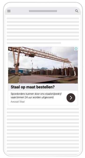 AVZS google ads advertentie voorbeeld