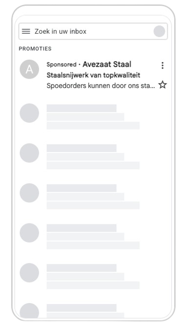 AVZS google ads email sponsored advertentie