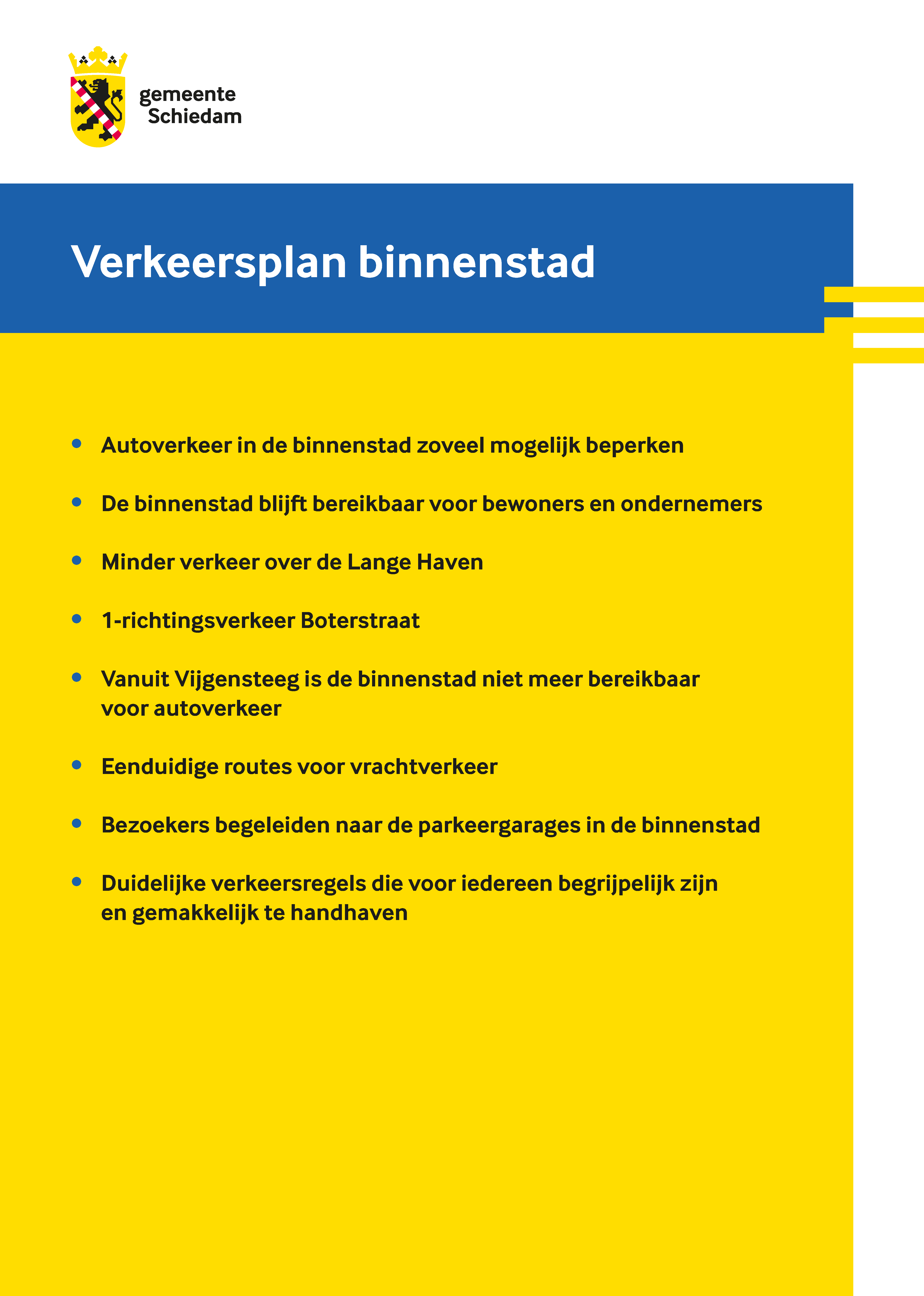 Inhoud verkeersplan