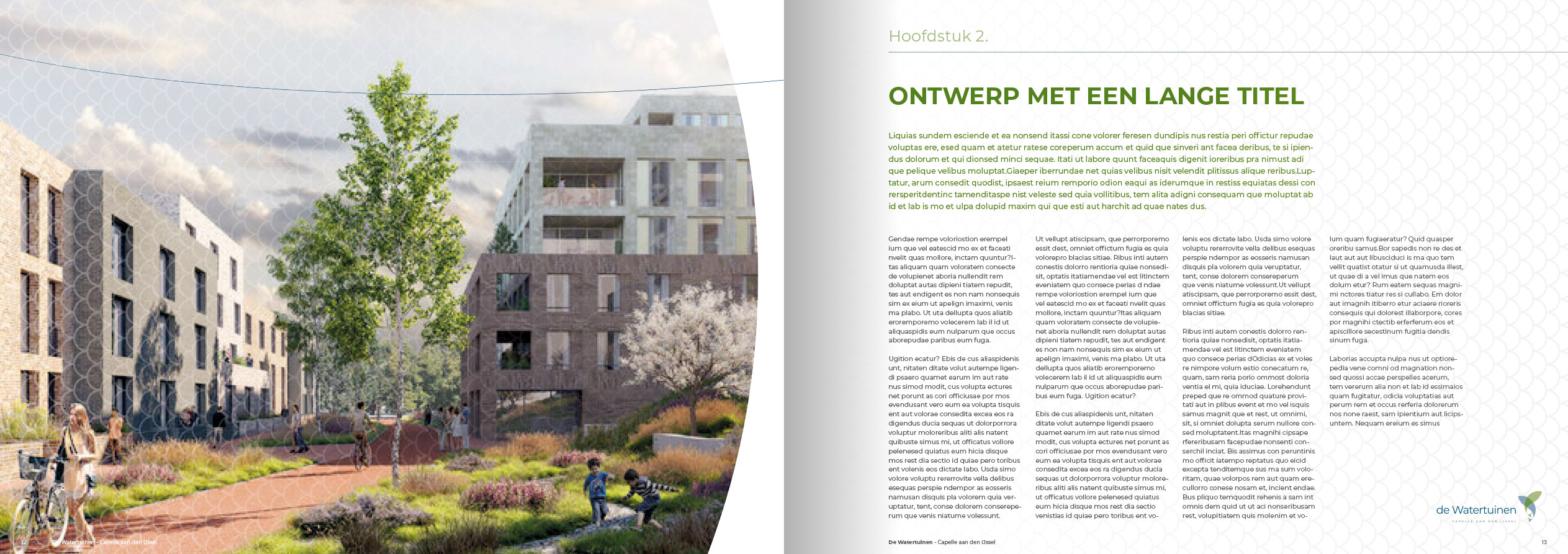 de Watertuinen binnenwerk