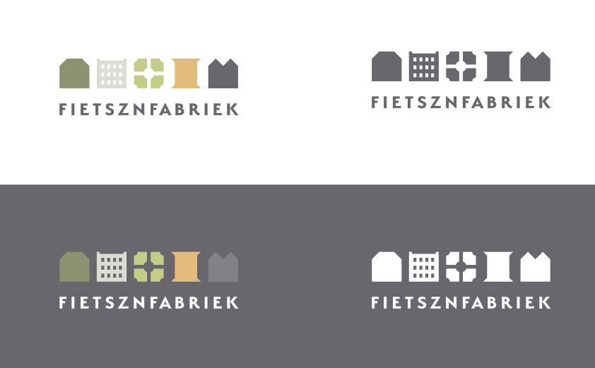 Fietsznfabriek logo variaties