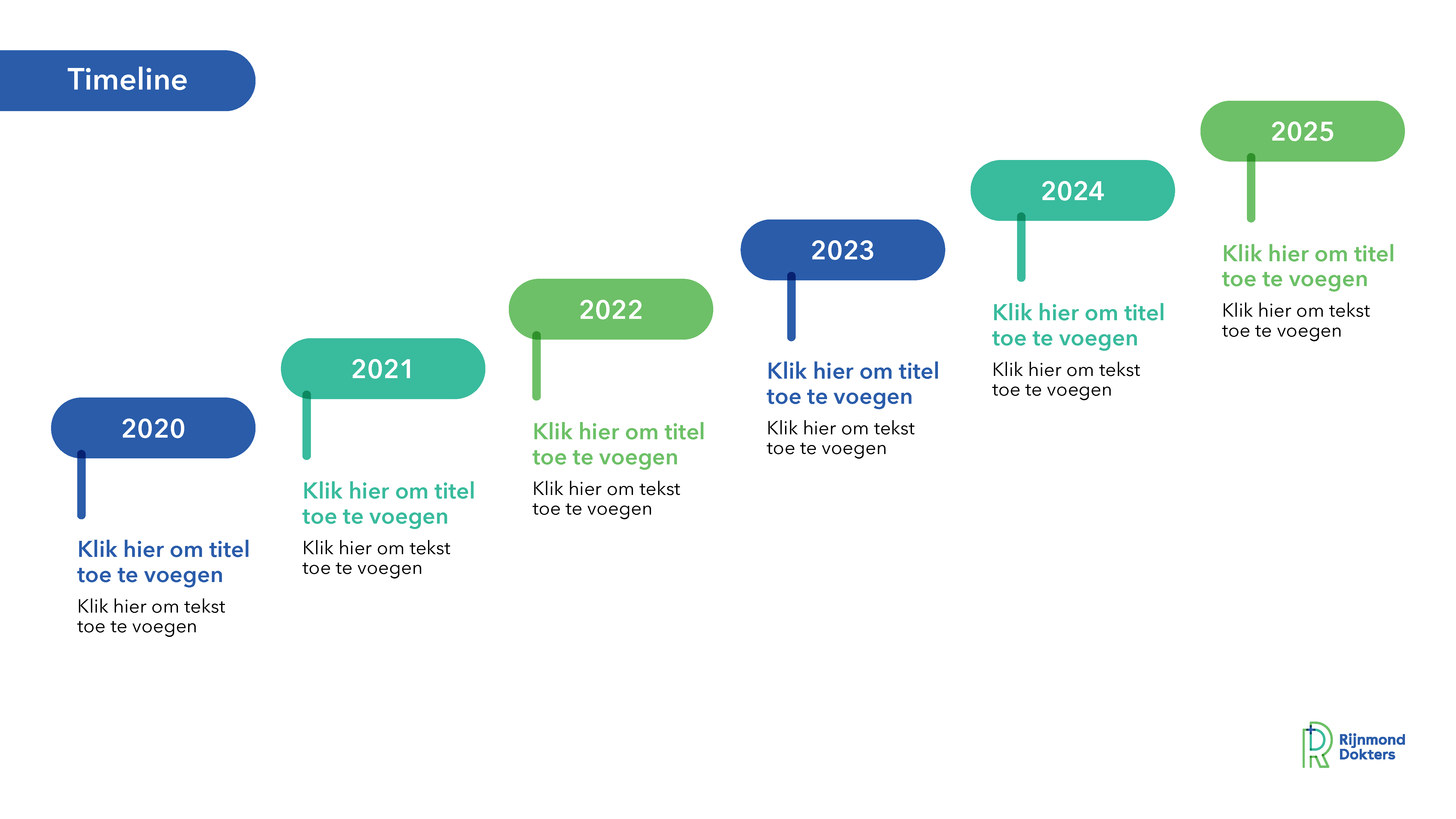rd timeline slide deck template projectplan jaren
