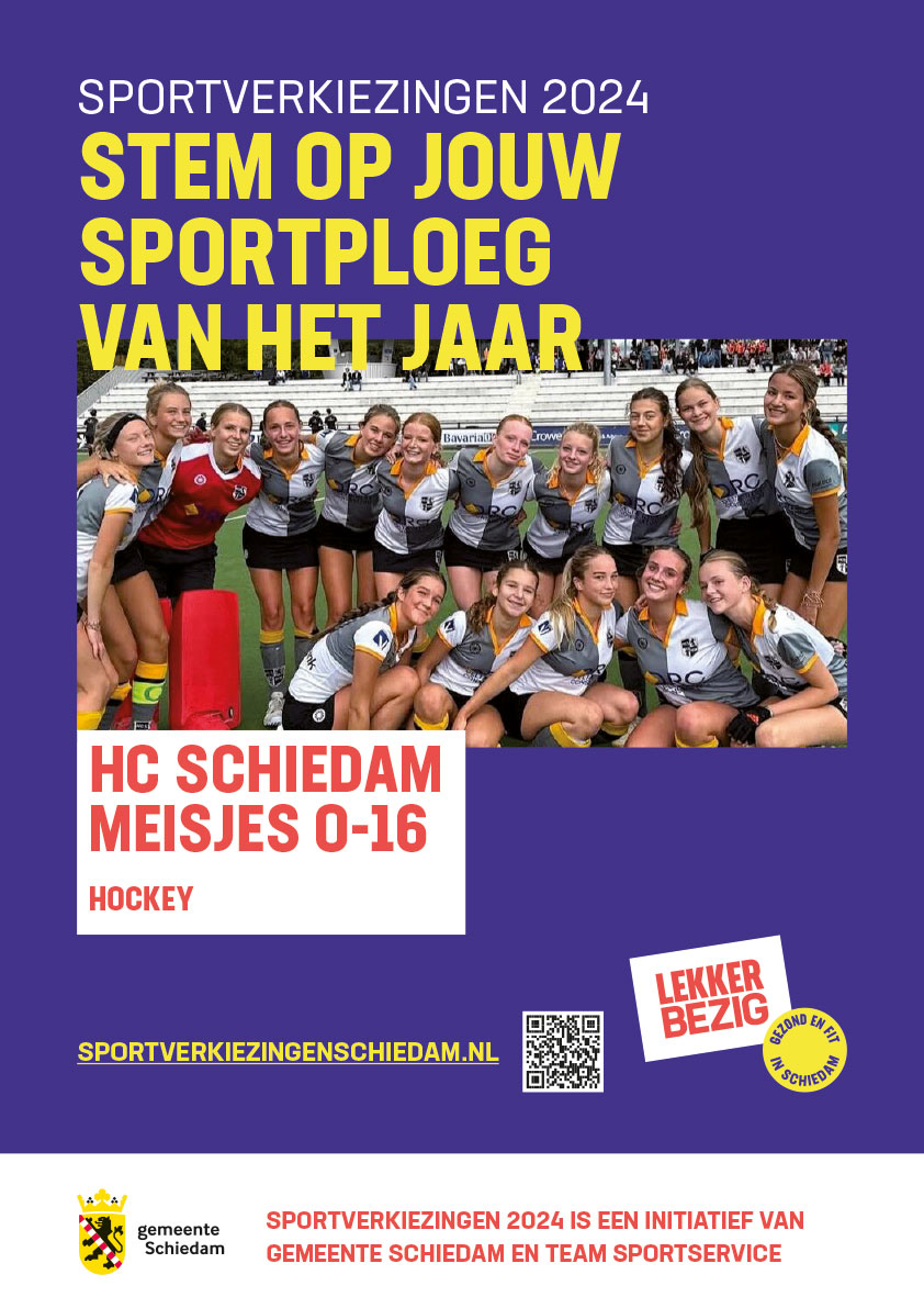 Sportverkiezingen poster sportploeg van het jaar