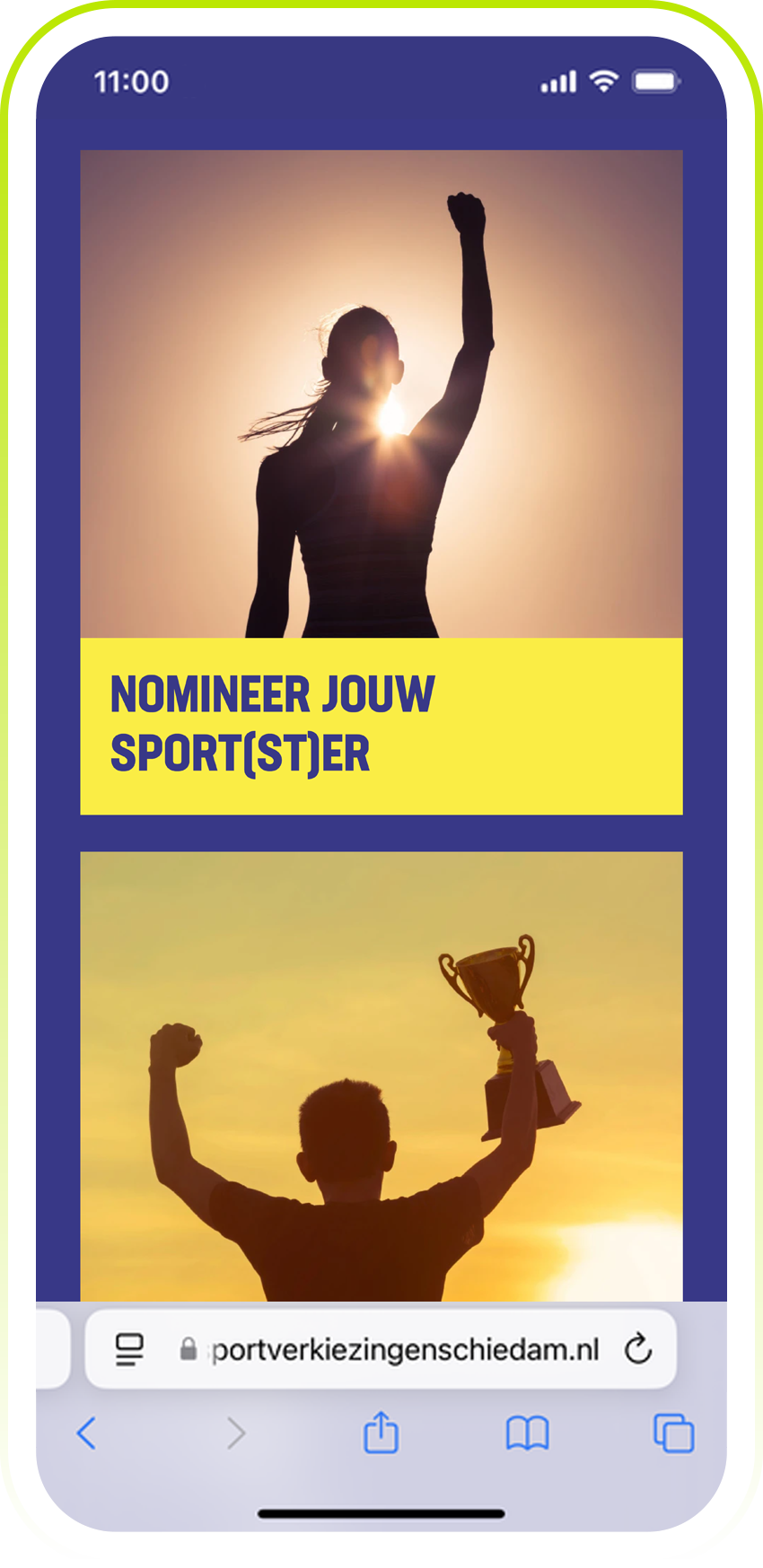 sportverkiezingen categorieen